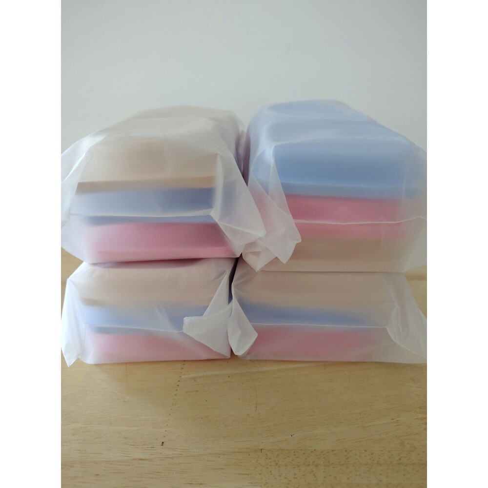 Collapsible Silicone Snack Food Storage Container BPA Free 4 Sets Of 3 NIP